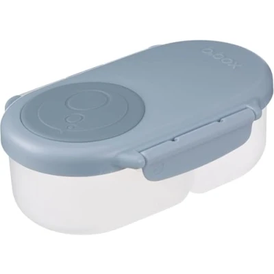 Abbildung von b.box Mini Brotdose für Kinder mit Fächern Bento Box, 2 Auslaufsichere Fächer Lunchbox Gerichte &amp; Snacks Platz Ganzes Obst BPA frei