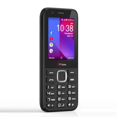 Abbildung von TTfone TT240 Einfaches, benutzerfreundliches Mobiltelefon Handy 3G KaiOS Pay As You Go (O2 Go)