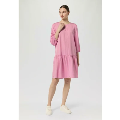 Abbildung von comma casual identity Freizeitkleid, Damen, Größe: 34, Altrosa