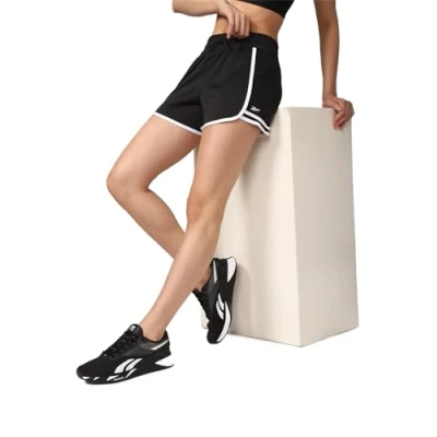 Abbildung von Reebok Train Short kurze Sporthose, Damen, Größe: XS, Black