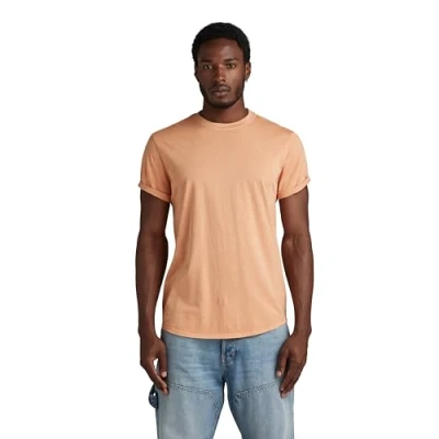 Abbildung von G Star LASH Tshirt basic, Herren, Größe: Small, Peach bloom gd