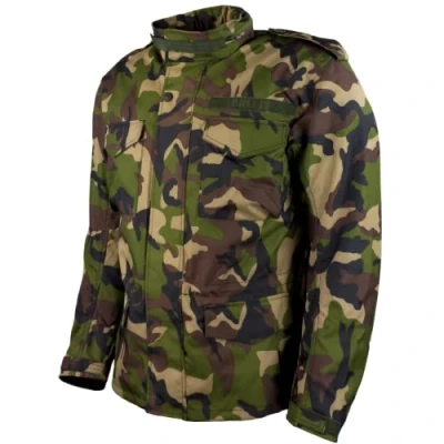 Abbildung von Motorradjacke M65 Camouflage, Flecktarn, Army, Feldjacke, Woodland