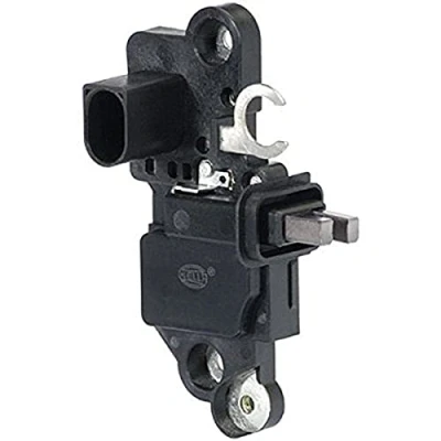 Abbildung von HELLA 5DR 009 728 531 Lichtmaschinenregler 12 VOLKSWAGEN: TRANSPORTER 4 Bus, Touareg I, Passat B5 GP Variant, MERCEDES BENZ: C Klasse Limousine