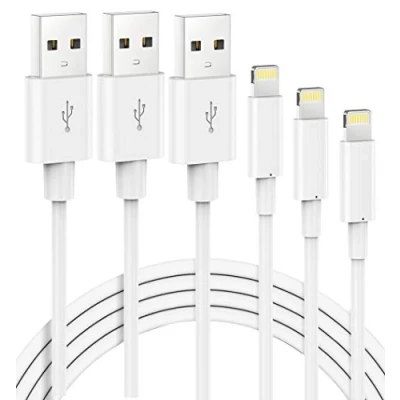 Abbildung von Marchpower Lightning Kabel 3 Stück 1M +2M +3M [MFi Zertifiziert] iPhone LadekabelKompatibel für 12/12 Pro/12 Mini/SE 2020, 11/11 Pro/X/XS/XS MAX/XR, 8/8P/7/7P/6/6S/5S SE, iPad
