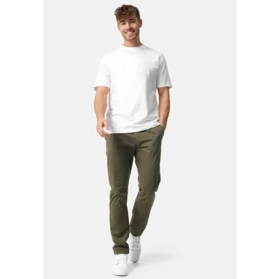 Abbildung von Indicode Jeans Osborne Stoffhose, Herren, Größe: Large, Army