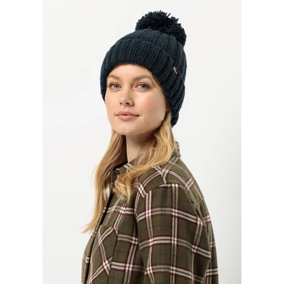 Abbildung von Jack Wolfskin Highloft W Mütze, Damen, Größe: Medium, Night blue