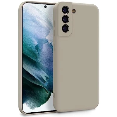 Abbildung von MyGadget Hülle für Samsung Galaxy S21 Plus Zweilagige Handyhülle mit Kameraschutz Cover Innenfutter &amp; Silikon außen Grau