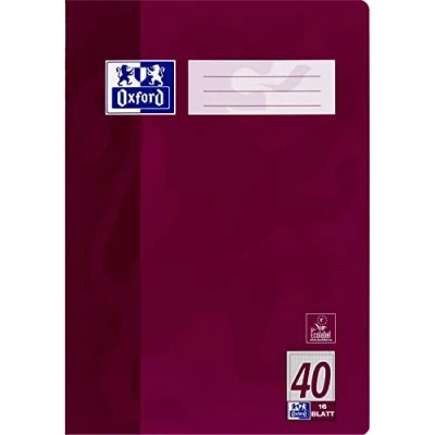 Abbildung von Oxford 100050320 Heft A4 / 16 Blatt Lineatur 40