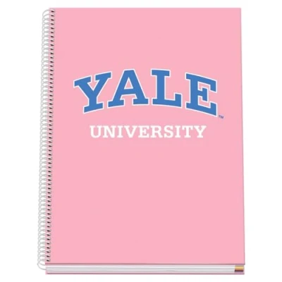 Abbildung von DOHE A4 Notizbuch, kariert, Spiralbindung, 100 Blatt, 90 g/m², 5 mm, Hardcover, Yale University Pink Lady, Schulmaterial Rosa