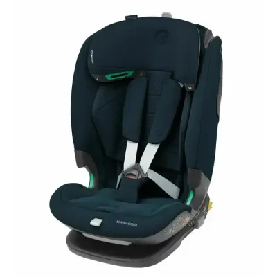 Abbildung von Maxi Cosi Titan Pro² i Size Kindersitz, 76 150 cm, 15 Monate 12 Jahre, G CELL Seitenaufprallschutz, ClimaFlow, 4 Liegepositionen, Authentic Blue