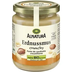 Abbildung von ALNATURA Erdnuss Mus crunchy mit Erdnussstuckchen 250g