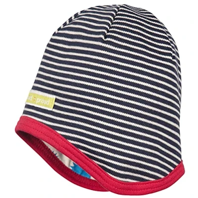 Abbildung von loud + proud WENDEMÜTZE Mütze für Kinder, Größe: 74/80, Navy