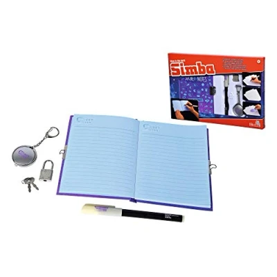 Abbildung von SIMBA Spielwelt Spielzeug Secret Notes Set Stift, UV Leuchte, Buch, Schloss 105954082