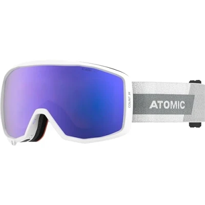 Abbildung von ATOMIC COUNT JR SPHERICAL Skibrille für Kinder Weiß Komfortabler Live Fit Rahmen Klare Sicht &amp; besserer Blendschutz Over The Glasses kompatibel Brillenträger