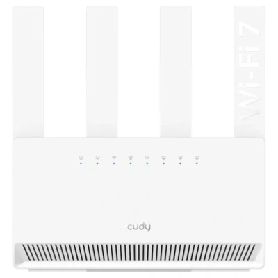 Abbildung von Cudy Dual Band BE3600 Wi Fi 7 Router WR3600E 4 Gigabit Ports, 2,0 GHz Quad Core, Antennen VPN Clients &amp; Server, APP, Cloud Steuerung
