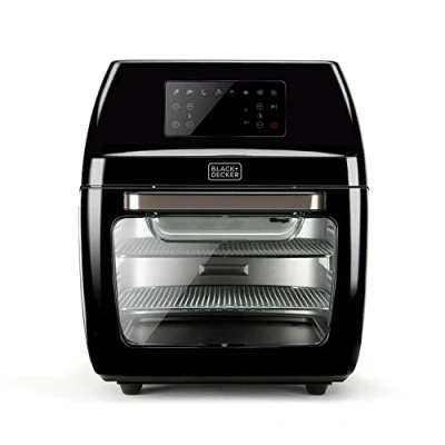 Abbildung von Black + Decker Heißluftfritteuse &quot;BXAFO1200E&quot;, 1700 W, Fassungsvermögen 12 l