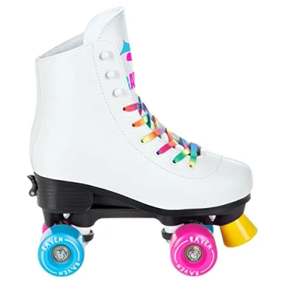 Abbildung von Klassische Retro Verstellbare Rollschuhe Iris Weiß