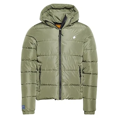 Abbildung von Superdry Puffer Winterjacke, Herren, Größe: Small, Dusty olive green