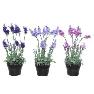 Abbildung von PERAGASHOP 1 Kunstpflanze Lavendel 10 x 37 cm wählbar Dekoration Haus