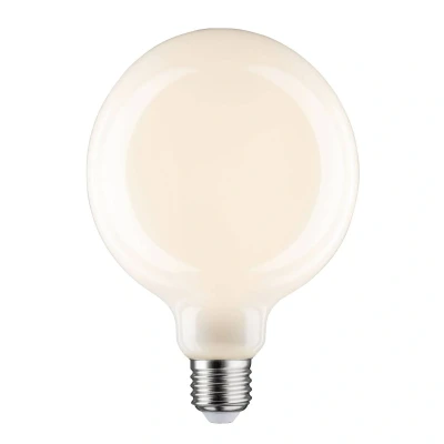 Abbildung von Paulmann 28628 LED Lampe Filament G125 9W Klassik Leuchtmittel dimmbar Opal 2700K Warmweiß E27