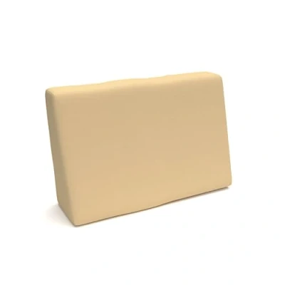 Abbildung von POKAR Palettenkissen Wasserdicht Palettenauflagen mit abnehmbarem Bezug Palettenauflage Palettenmöbel Palettensofa, Seitenkissen 60x40, Beige