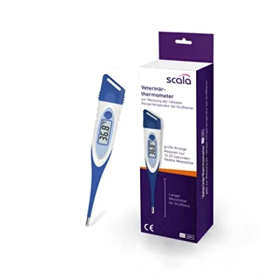 Abbildung von scala SC 1091 flex Veterinärthermometer für große Säugetiere mit flexibler 60 Milimeter langer Messspitze