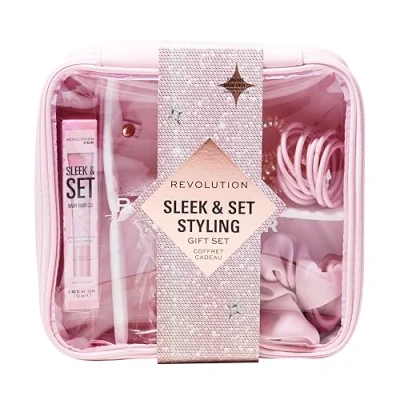 Abbildung von Revolution Haircare HAIR Sleek AND SET Styling GIFT Haarset, Größe: One Size, Multicoloured