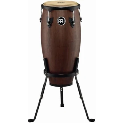 Abbildung von Meinl Percussion Headliner Designer Conga Mittelgroße Handtrommel Mit Büffelfell Durchmesser 11 Zoll Siam Eiche, Dunkelbraun (HC11VWB M)