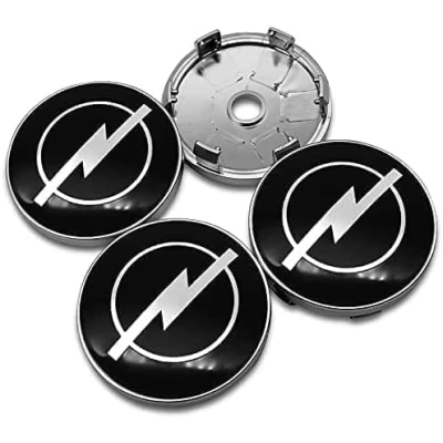 Abbildung von DOCHKA Nabenkappen Felgen Kappen Felgendeckel Radkappen Radnabendeckel Nabendeckel Felgenkappen für Opel OPC Astra J h g k Insigne Corsa D b e Mokka Vectra, 4 X 56mm,B