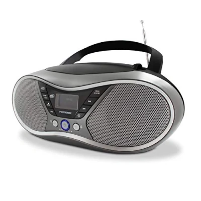Abbildung von Metronic CD Player Digital DAB/UKW/RDS, Grau/Schwarz, 477171