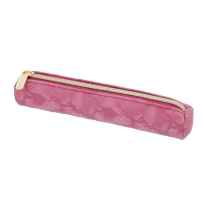 Abbildung von Herlitz® Schulmäppchen Kulturbeutel Zubehör Organizer Schulutensilien Kinder Jugendlich Reißverschluss Stifteetui Kreis Rosa, Runde Kugelschreiber Etui