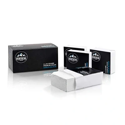 Abbildung von VERTICAL FELLOWS Chalk Block DERMATEST sehr gut ideale Kletterkreide zum Klettern Bouldern, Magnesia Turnen Gewichtheben Kraftsport (224)