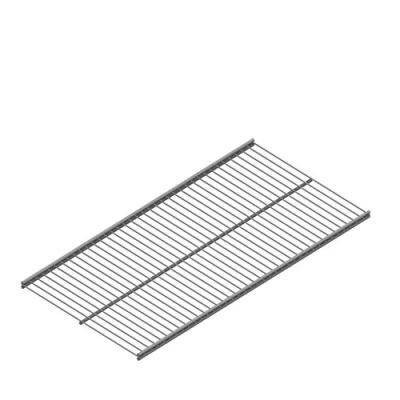 Abbildung von Element System Twin Drahtboden L900 T400 mm weißalu Gitterdrahtboden 10718 00004