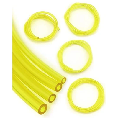 Abbildung von QWORK® 4 Stück 1M Benzinschlauch, kraftstoffschlauch, 2 x 3.5 mm, 2.5 5 3 6 mm für Kettensägen, Gebläse, Hochdruckreiniger