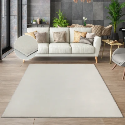 Abbildung von Fellteppich Cosy kuschelig Teppich, weich und elegant, the carpet, Rechteck, Höhe: 11 mm, Super weicher Kurzflor, waschbar, Wohnzimmer, Schlafzimmer