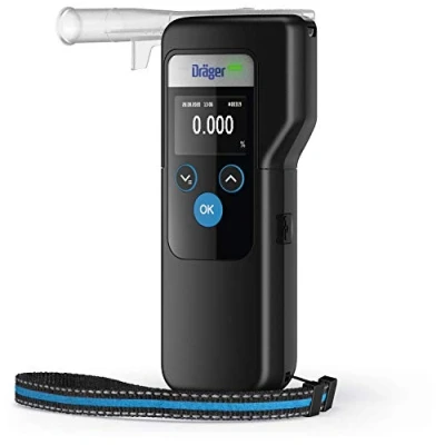 Abbildung von Dräger Alcotest 6000 Alkotester Digitaler Alkohol /Promilletester Polizeigenauer Alkoholtester Deutsche Version