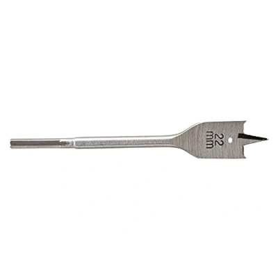 Abbildung von wolfcraft Flachfräsbohrer, Sechskant Schaft, Ø 22 mm I 7639000 Für das Fräsen von Löchern in Holz