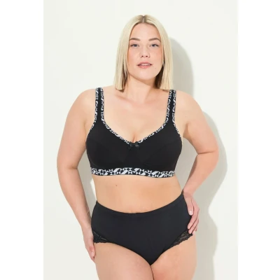 Abbildung von Ulla Popken Detail Bügel BH, Damen, Größe: 100C, Black