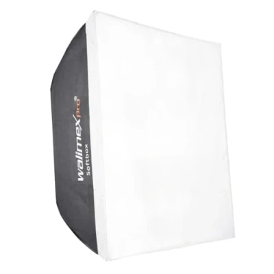 Abbildung von Walimex Pro Softbox II (Größe 60x60 cm, Front und Zwischendiffusor )