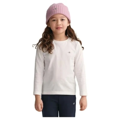 Abbildung von GANT Shield Langarmshirt für Kinder, Größe: 92, White