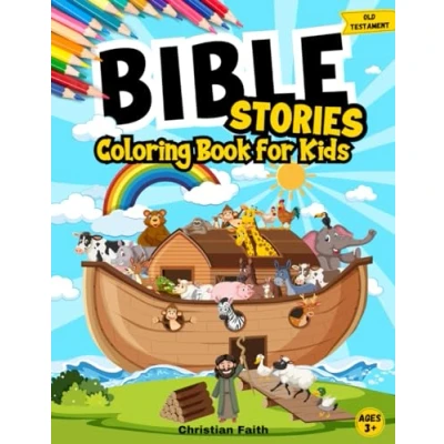 Abbildung von Bible Coloring Book for Kids: Christian Children with Biblical Illustrations of the Most Memorable Scenes from Old Testament