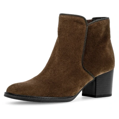 Abbildung von Gabor Stiefelette, Blockabsatz, Westernboots, Cowboy Stiefelette mit Reißverschluss