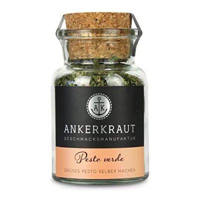 Abbildung von Ankerkraut Pesto Verde, 30g im Korkenglas, Gewürzmischung zum Zubereiten von grünem