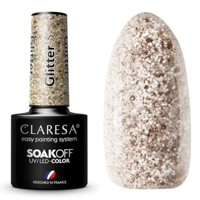 Abbildung von CLARESA Gel Politur GLITTER 3 5g