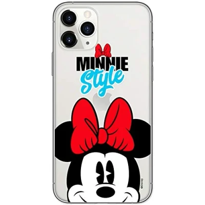 Abbildung von ERT GROUP Handyhülle für Apple iPhone 11 PRO MAX Original und offiziell Lizenziertes Disney Muster Minnie 027 optimal an die Form des Handy angepasst, teilweise transparent