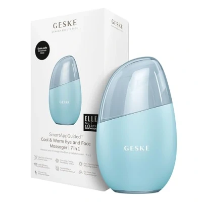 Abbildung von GESKE SmartAppGuided™ Cool &amp; Warm Eye Face Massager 7 in 1 Massagegerät für Gesicht Augen Batterielose Wärme Kühltechnologie Gegen Augenringe Tränensäcke Anti Aging