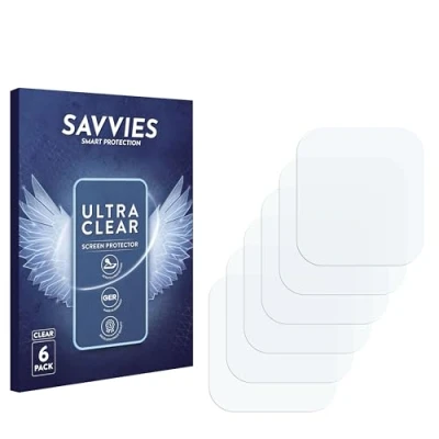 Abbildung von Savvies 6 Stück Schutzfolie für Casio MTP M305M Displayschutz Folie Ultra Transparent