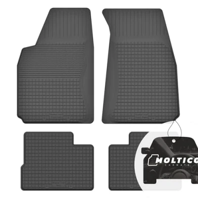 Abbildung von Gummimatten mit Rand Auto Fußmatten Gummi Automatten Passgenau 4 teilig Set passend für Peugeot 1007 2005 2009