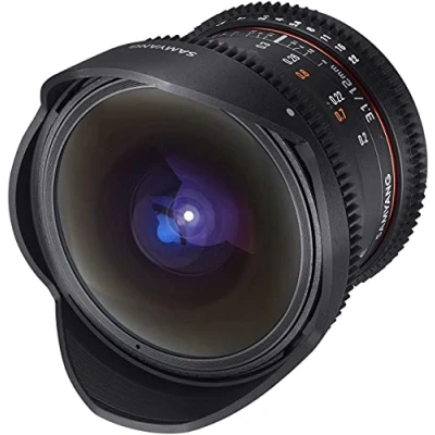 Abbildung von SAMYANG 7510 13012T3.1C 12 mm T3.1 VDSLR ED AS NCS Objektiv für Anschluss Fish Eye Canon schwarz