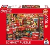 Abbildung von Schmidt Spiele 59915 Coca Cola, Nostalgie Shop, 1000 Teile Puzzle